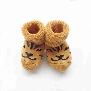 Zachte babyslofjes Lucky de tijger