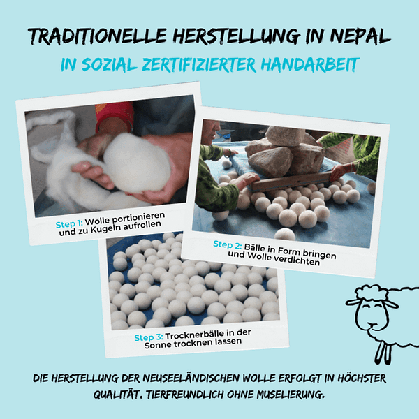 Chinchilla Drogerballen van Schapenwol