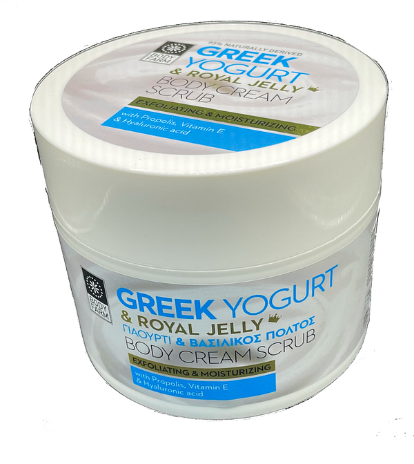 Bodyscrub Greek yogurt top
