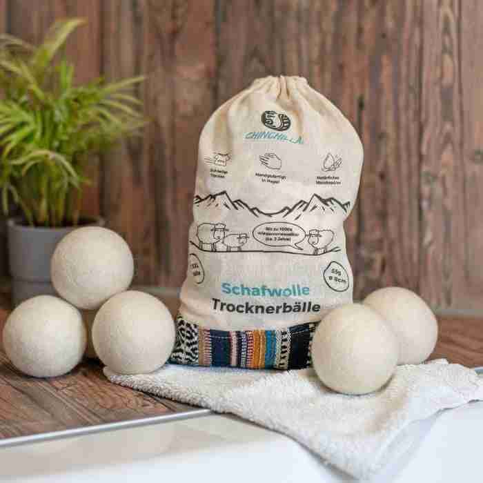 Chinchilla Drogerballen van Schapenwol